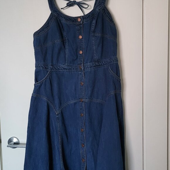 Pilcro Denim Dress 1X - Picture 4 of 9